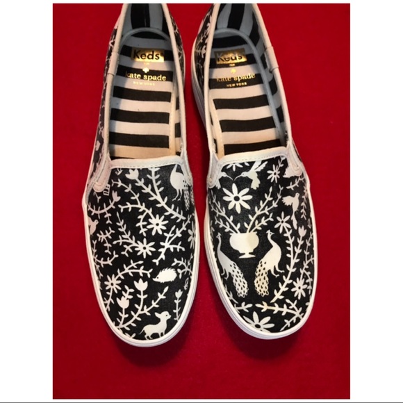 KEDS/KateSpade Triple Decker in White /Black Otomi - Picture 8 of 8